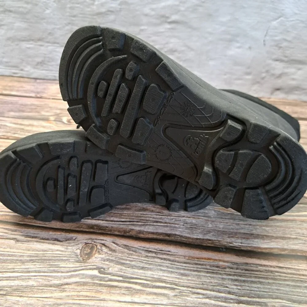 Kamik Kids Rubber Snow boots size‎ 1 black Excellent condition